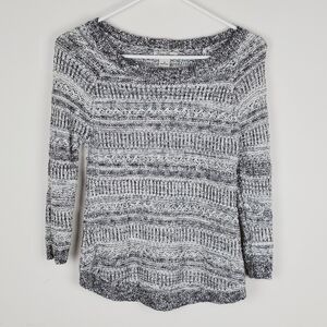 Lucky brand long sleeve knit pullover sweater Size S